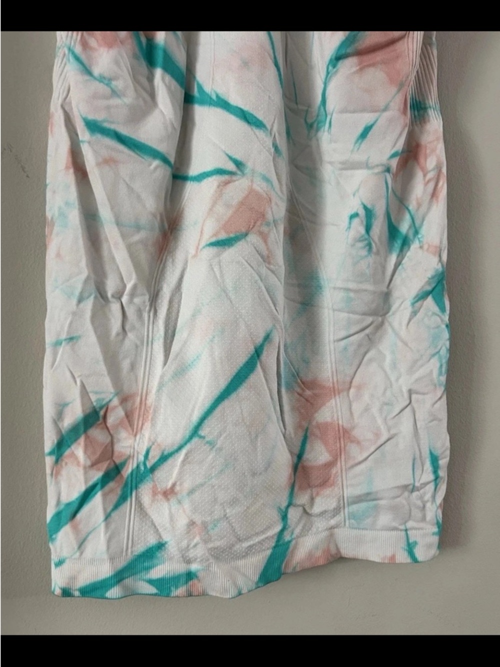 Zyia Spring Hendrix Seamless Workout Tank Top Size Small Tie Dye Soft Nylon - Picture 7 of 7